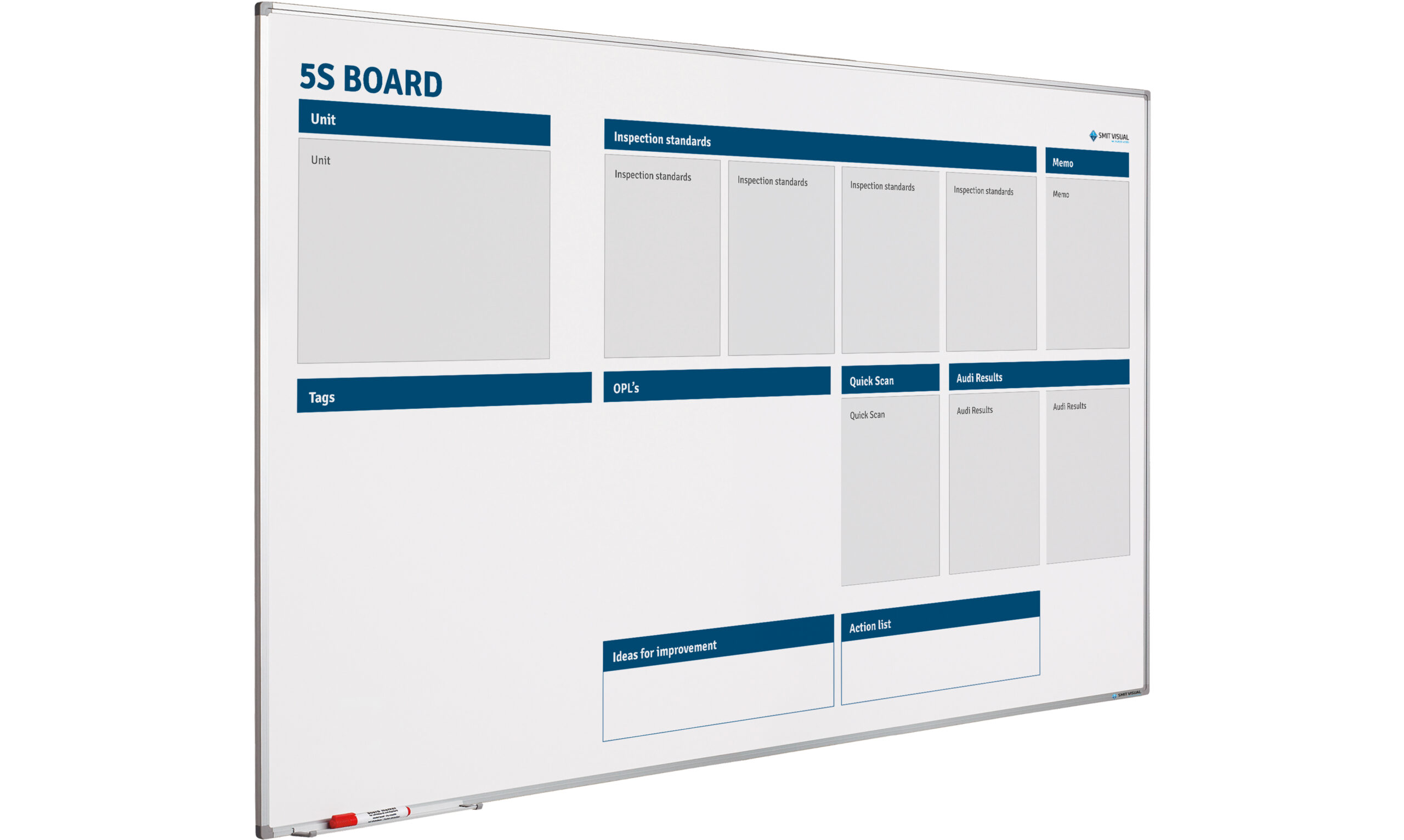 Logisch landelijk Schipbreuk 5s Whiteboard bedrukt | PUURvisie